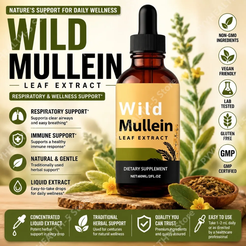 Herbal And Wellness - Gocce di Foglie di Verbasco Selvatico