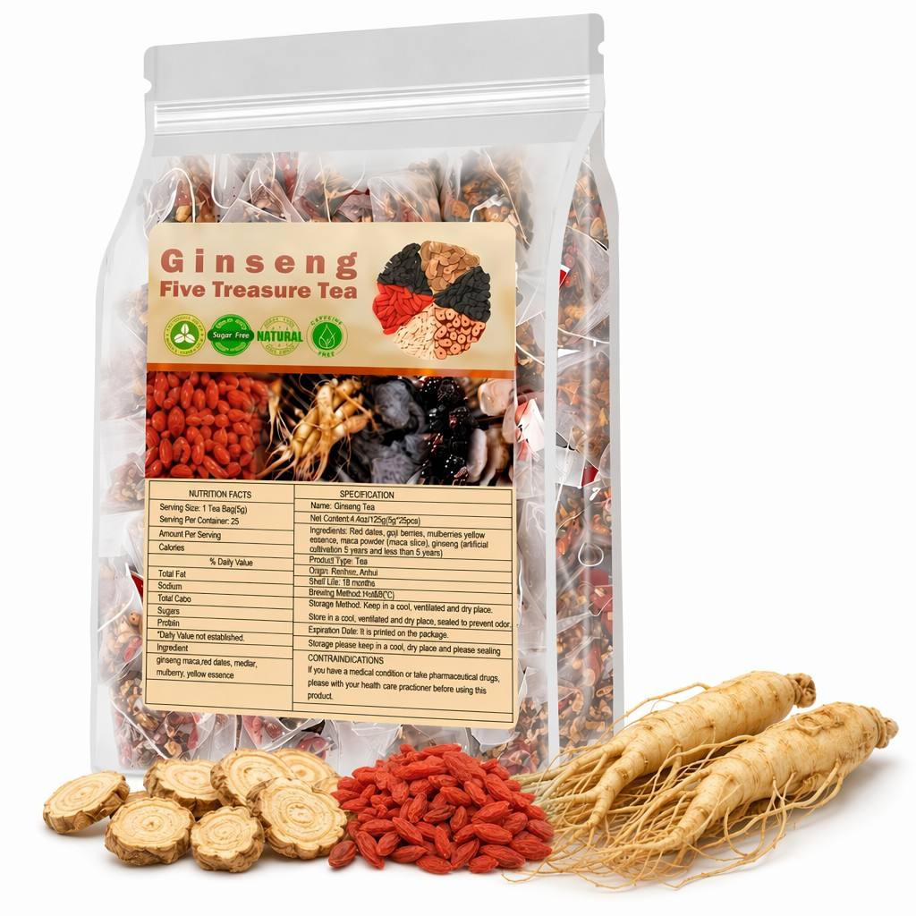 Wellness Herbal Tea Blends - Bustine di Tè Premium al Ginseng