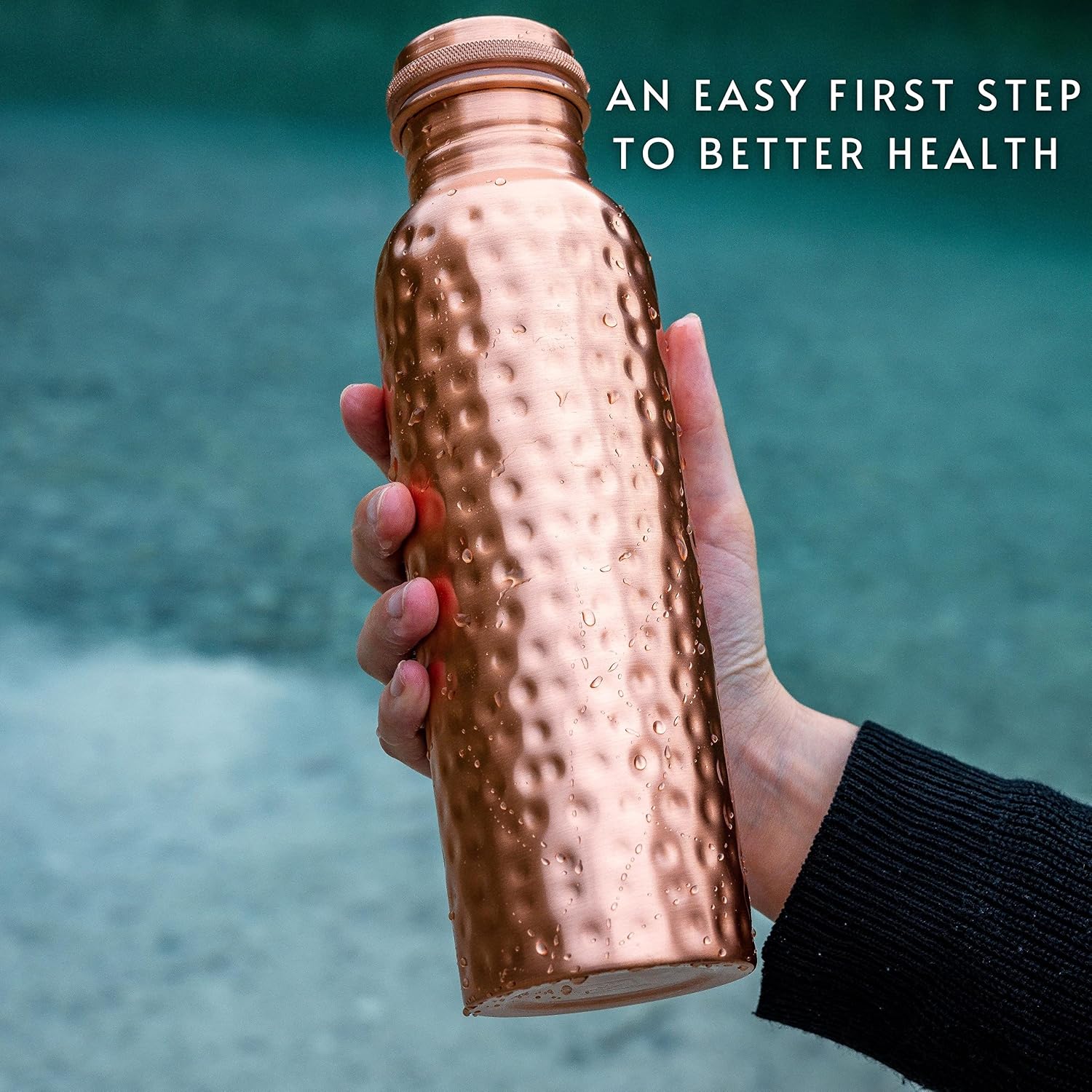 Bottiglia d'Acqua in Rame Kosd - Ayurvedic & Herbal Wellness Kits recensione e prezzo